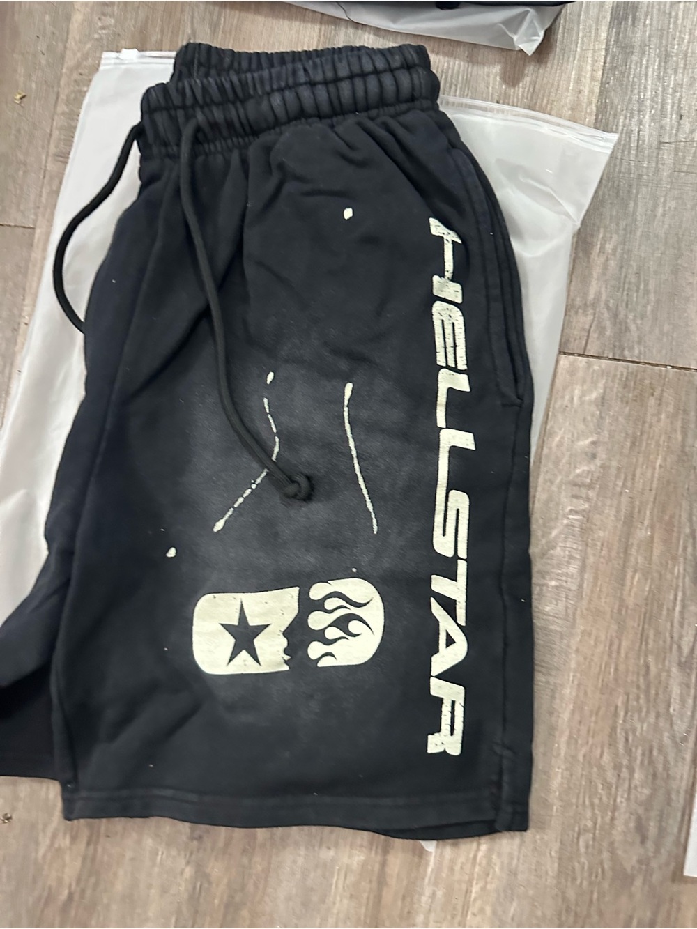 Hellstar Black Men's Cargo Shorts